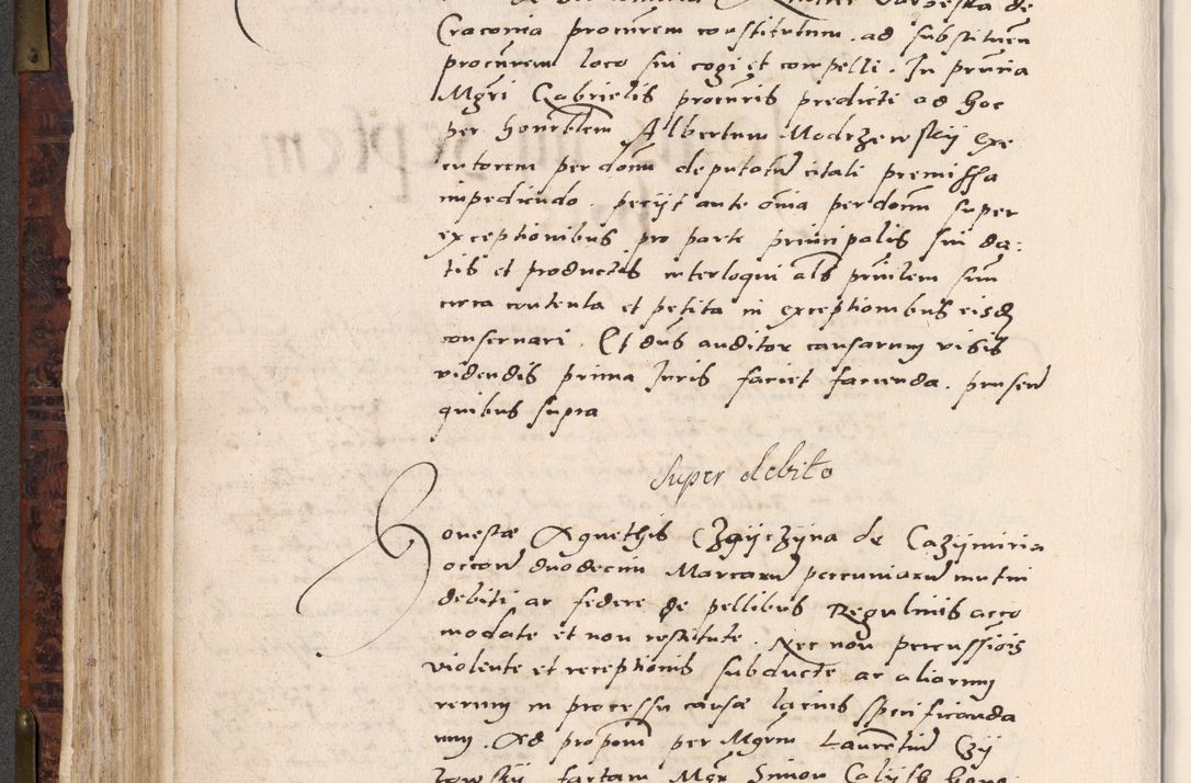 Zdjęcie nr 266 dla obiektu archiwalnego: Acta actorum causar[um sen]tenciarum tam diffinitivarum quam interlocutoriarum et obligacionum coram reverendo domino Benedicto Isdbienski cancellario Gnesnensi, cantore et vicario in spiritualibus generali Craccoviensi ad annum Domini millesimum quingentesimum quadragesimum quartum, cuius indicio est secunda, pontificatus sanctiss[imi] in Christo patris et [domi]ni nostri domini Pauli divina providencia pape tercii feliciter moderni, anno coronancionis eiusdem decimo, continuantur