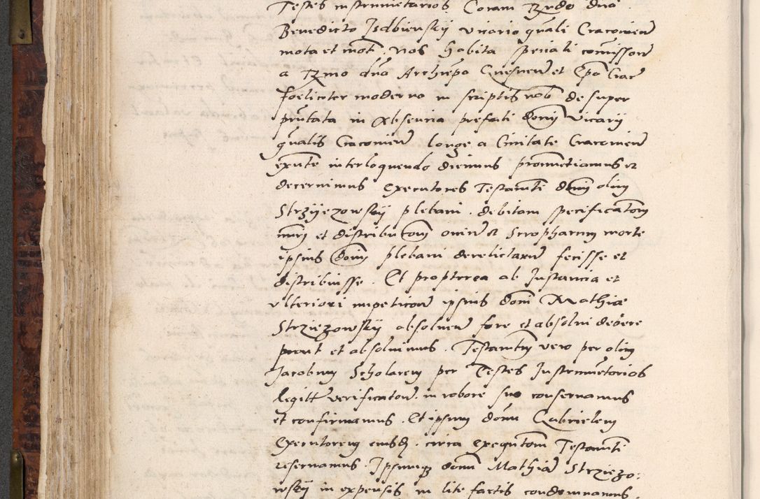Zdjęcie nr 268 dla obiektu archiwalnego: Acta actorum causar[um sen]tenciarum tam diffinitivarum quam interlocutoriarum et obligacionum coram reverendo domino Benedicto Isdbienski cancellario Gnesnensi, cantore et vicario in spiritualibus generali Craccoviensi ad annum Domini millesimum quingentesimum quadragesimum quartum, cuius indicio est secunda, pontificatus sanctiss[imi] in Christo patris et [domi]ni nostri domini Pauli divina providencia pape tercii feliciter moderni, anno coronancionis eiusdem decimo, continuantur