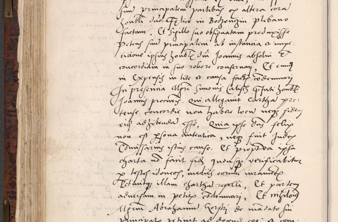 Zdjęcie nr 260 dla obiektu archiwalnego: Acta actorum causar[um sen]tenciarum tam diffinitivarum quam interlocutoriarum et obligacionum coram reverendo domino Benedicto Isdbienski cancellario Gnesnensi, cantore et vicario in spiritualibus generali Craccoviensi ad annum Domini millesimum quingentesimum quadragesimum quartum, cuius indicio est secunda, pontificatus sanctiss[imi] in Christo patris et [domi]ni nostri domini Pauli divina providencia pape tercii feliciter moderni, anno coronancionis eiusdem decimo, continuantur
