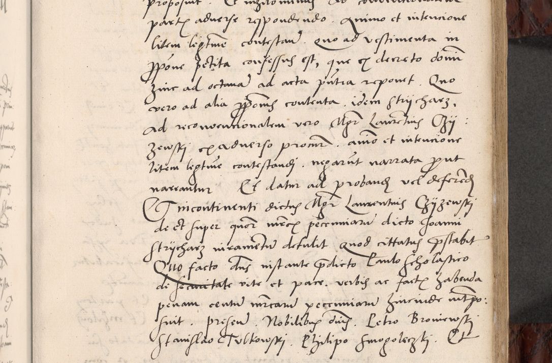 Zdjęcie nr 259 dla obiektu archiwalnego: Acta actorum causar[um sen]tenciarum tam diffinitivarum quam interlocutoriarum et obligacionum coram reverendo domino Benedicto Isdbienski cancellario Gnesnensi, cantore et vicario in spiritualibus generali Craccoviensi ad annum Domini millesimum quingentesimum quadragesimum quartum, cuius indicio est secunda, pontificatus sanctiss[imi] in Christo patris et [domi]ni nostri domini Pauli divina providencia pape tercii feliciter moderni, anno coronancionis eiusdem decimo, continuantur