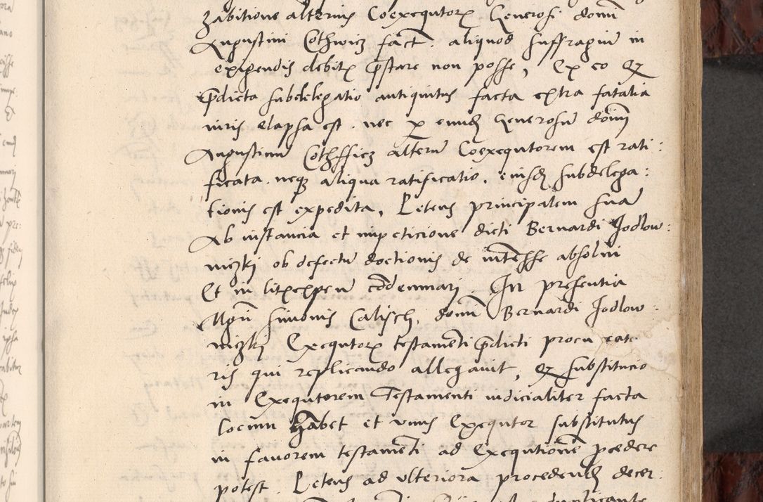Zdjęcie nr 261 dla obiektu archiwalnego: Acta actorum causar[um sen]tenciarum tam diffinitivarum quam interlocutoriarum et obligacionum coram reverendo domino Benedicto Isdbienski cancellario Gnesnensi, cantore et vicario in spiritualibus generali Craccoviensi ad annum Domini millesimum quingentesimum quadragesimum quartum, cuius indicio est secunda, pontificatus sanctiss[imi] in Christo patris et [domi]ni nostri domini Pauli divina providencia pape tercii feliciter moderni, anno coronancionis eiusdem decimo, continuantur
