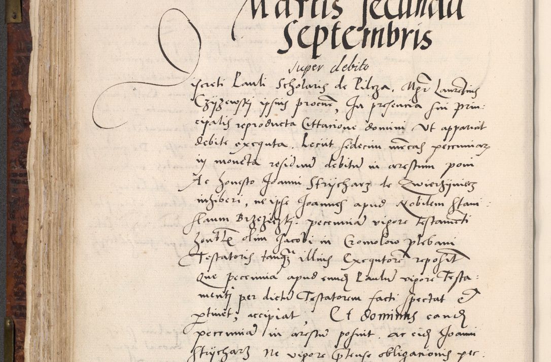 Zdjęcie nr 258 dla obiektu archiwalnego: Acta actorum causar[um sen]tenciarum tam diffinitivarum quam interlocutoriarum et obligacionum coram reverendo domino Benedicto Isdbienski cancellario Gnesnensi, cantore et vicario in spiritualibus generali Craccoviensi ad annum Domini millesimum quingentesimum quadragesimum quartum, cuius indicio est secunda, pontificatus sanctiss[imi] in Christo patris et [domi]ni nostri domini Pauli divina providencia pape tercii feliciter moderni, anno coronancionis eiusdem decimo, continuantur