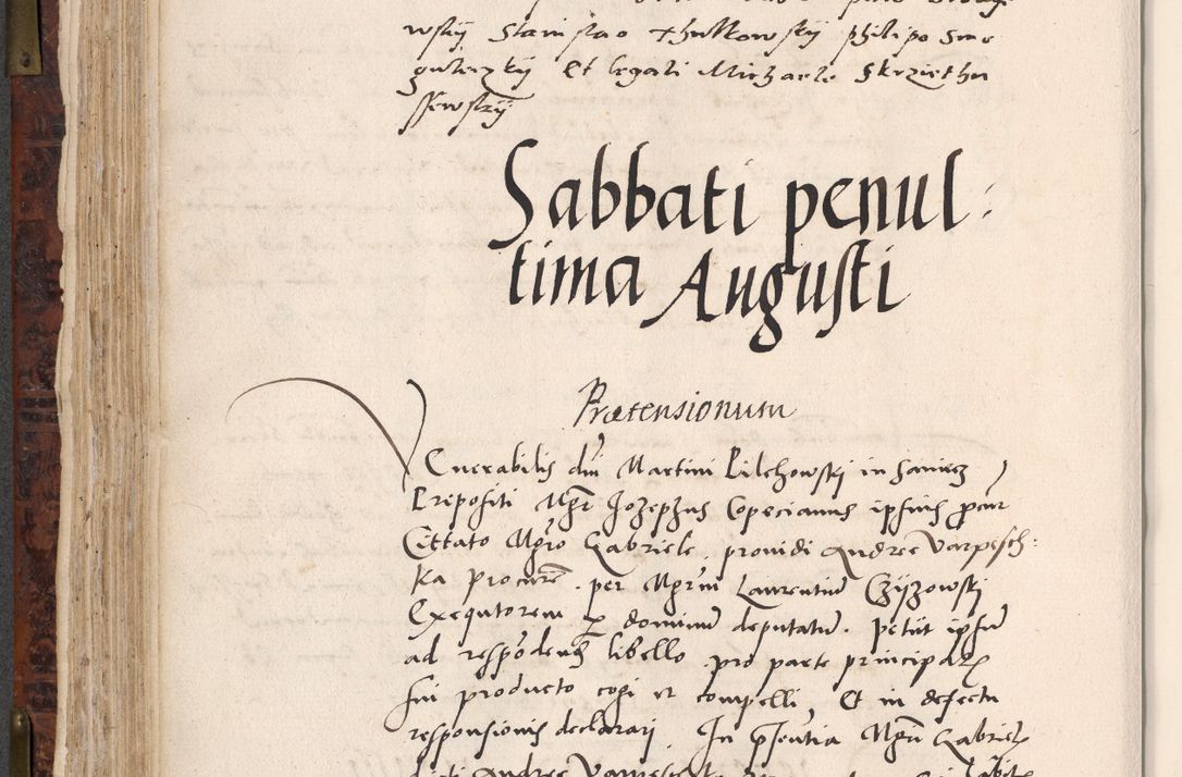 Zdjęcie nr 254 dla obiektu archiwalnego: Acta actorum causar[um sen]tenciarum tam diffinitivarum quam interlocutoriarum et obligacionum coram reverendo domino Benedicto Isdbienski cancellario Gnesnensi, cantore et vicario in spiritualibus generali Craccoviensi ad annum Domini millesimum quingentesimum quadragesimum quartum, cuius indicio est secunda, pontificatus sanctiss[imi] in Christo patris et [domi]ni nostri domini Pauli divina providencia pape tercii feliciter moderni, anno coronancionis eiusdem decimo, continuantur