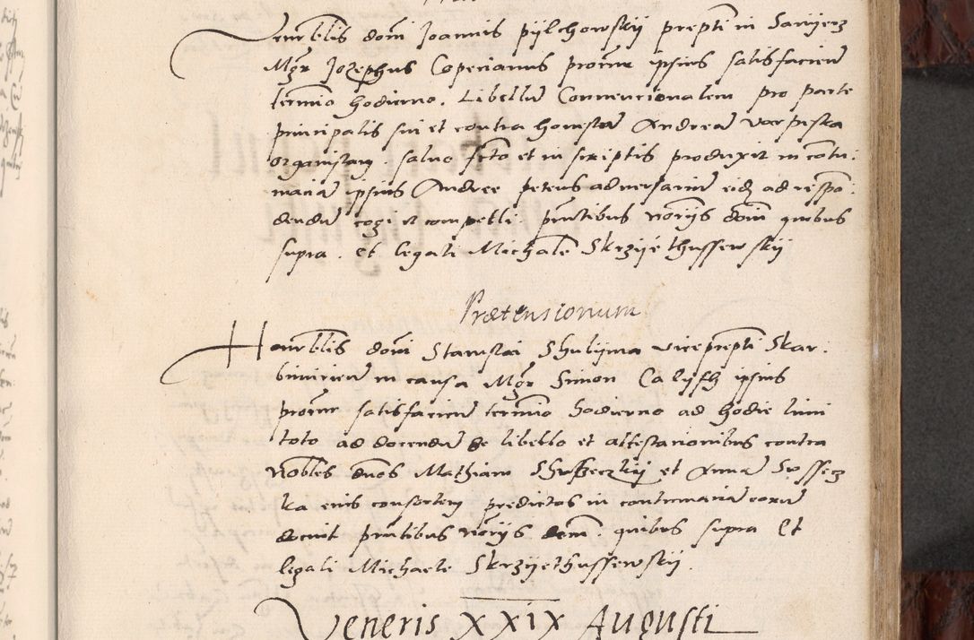 Zdjęcie nr 253 dla obiektu archiwalnego: Acta actorum causar[um sen]tenciarum tam diffinitivarum quam interlocutoriarum et obligacionum coram reverendo domino Benedicto Isdbienski cancellario Gnesnensi, cantore et vicario in spiritualibus generali Craccoviensi ad annum Domini millesimum quingentesimum quadragesimum quartum, cuius indicio est secunda, pontificatus sanctiss[imi] in Christo patris et [domi]ni nostri domini Pauli divina providencia pape tercii feliciter moderni, anno coronancionis eiusdem decimo, continuantur