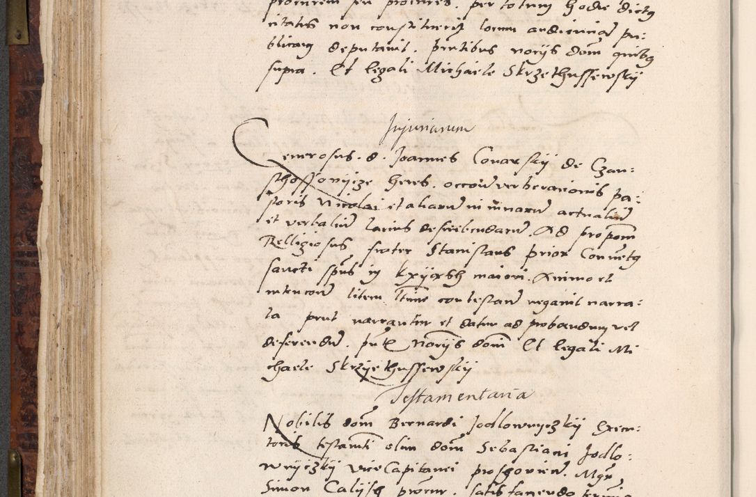 Zdjęcie nr 250 dla obiektu archiwalnego: Acta actorum causar[um sen]tenciarum tam diffinitivarum quam interlocutoriarum et obligacionum coram reverendo domino Benedicto Isdbienski cancellario Gnesnensi, cantore et vicario in spiritualibus generali Craccoviensi ad annum Domini millesimum quingentesimum quadragesimum quartum, cuius indicio est secunda, pontificatus sanctiss[imi] in Christo patris et [domi]ni nostri domini Pauli divina providencia pape tercii feliciter moderni, anno coronancionis eiusdem decimo, continuantur