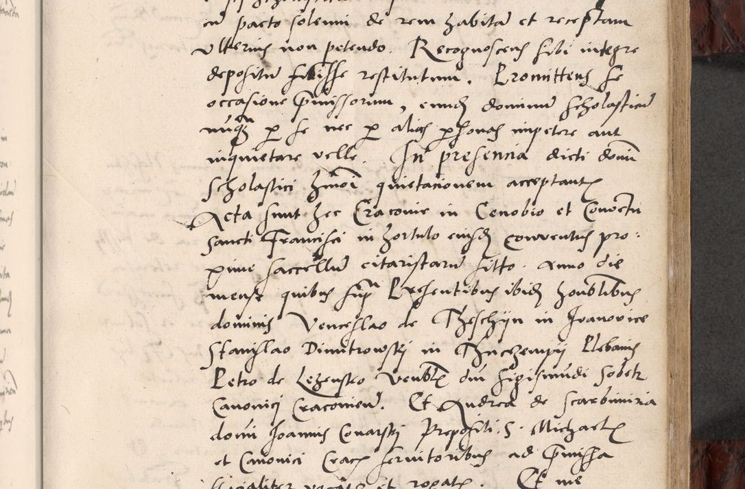 Zdjęcie nr 245 dla obiektu archiwalnego: Acta actorum causar[um sen]tenciarum tam diffinitivarum quam interlocutoriarum et obligacionum coram reverendo domino Benedicto Isdbienski cancellario Gnesnensi, cantore et vicario in spiritualibus generali Craccoviensi ad annum Domini millesimum quingentesimum quadragesimum quartum, cuius indicio est secunda, pontificatus sanctiss[imi] in Christo patris et [domi]ni nostri domini Pauli divina providencia pape tercii feliciter moderni, anno coronancionis eiusdem decimo, continuantur