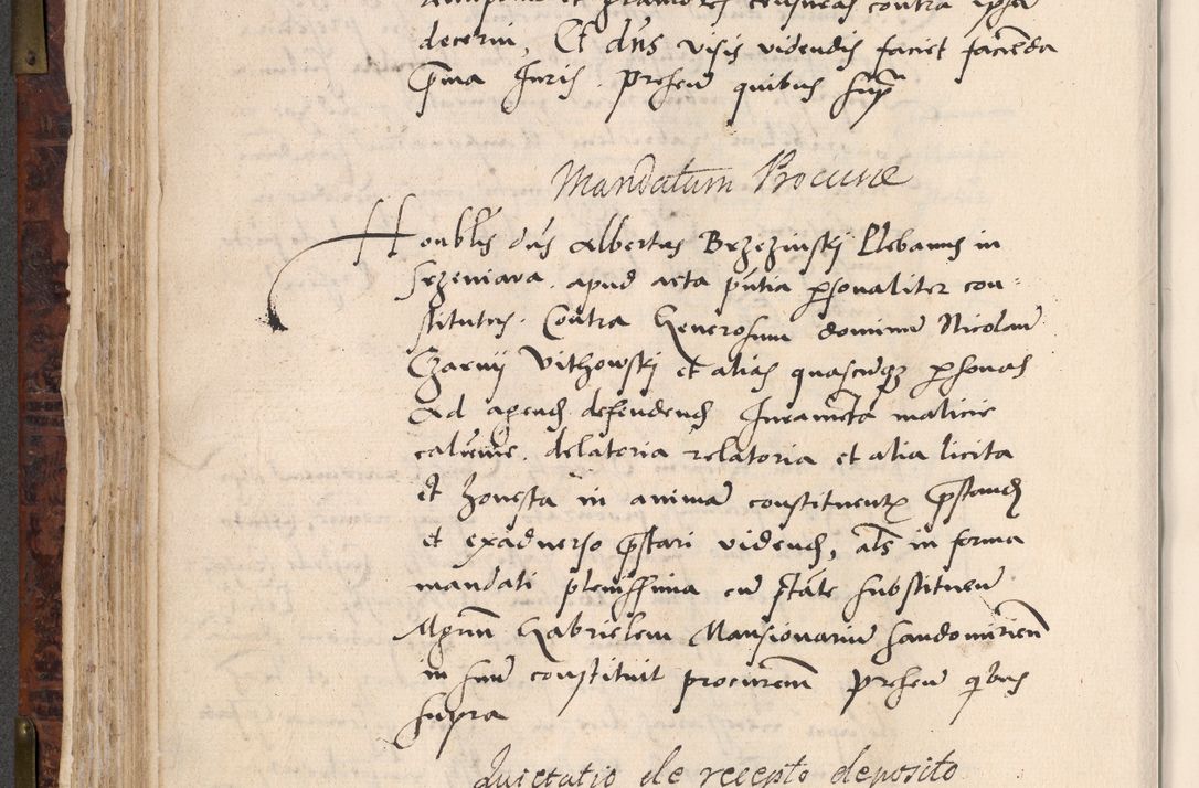 Zdjęcie nr 244 dla obiektu archiwalnego: Acta actorum causar[um sen]tenciarum tam diffinitivarum quam interlocutoriarum et obligacionum coram reverendo domino Benedicto Isdbienski cancellario Gnesnensi, cantore et vicario in spiritualibus generali Craccoviensi ad annum Domini millesimum quingentesimum quadragesimum quartum, cuius indicio est secunda, pontificatus sanctiss[imi] in Christo patris et [domi]ni nostri domini Pauli divina providencia pape tercii feliciter moderni, anno coronancionis eiusdem decimo, continuantur