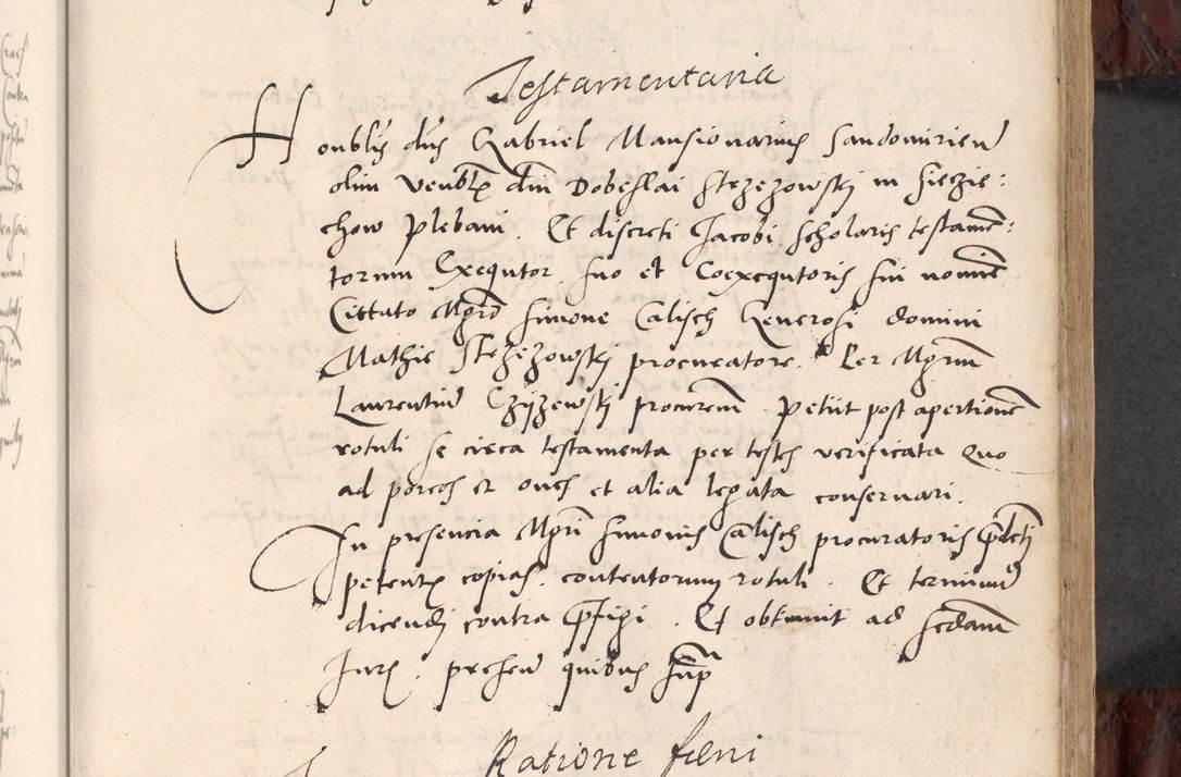 Zdjęcie nr 241 dla obiektu archiwalnego: Acta actorum causar[um sen]tenciarum tam diffinitivarum quam interlocutoriarum et obligacionum coram reverendo domino Benedicto Isdbienski cancellario Gnesnensi, cantore et vicario in spiritualibus generali Craccoviensi ad annum Domini millesimum quingentesimum quadragesimum quartum, cuius indicio est secunda, pontificatus sanctiss[imi] in Christo patris et [domi]ni nostri domini Pauli divina providencia pape tercii feliciter moderni, anno coronancionis eiusdem decimo, continuantur