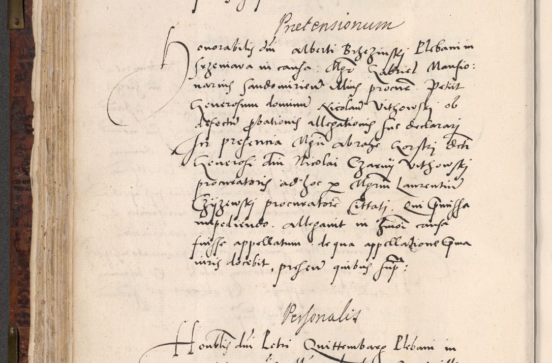 Zdjęcie nr 242 dla obiektu archiwalnego: Acta actorum causar[um sen]tenciarum tam diffinitivarum quam interlocutoriarum et obligacionum coram reverendo domino Benedicto Isdbienski cancellario Gnesnensi, cantore et vicario in spiritualibus generali Craccoviensi ad annum Domini millesimum quingentesimum quadragesimum quartum, cuius indicio est secunda, pontificatus sanctiss[imi] in Christo patris et [domi]ni nostri domini Pauli divina providencia pape tercii feliciter moderni, anno coronancionis eiusdem decimo, continuantur