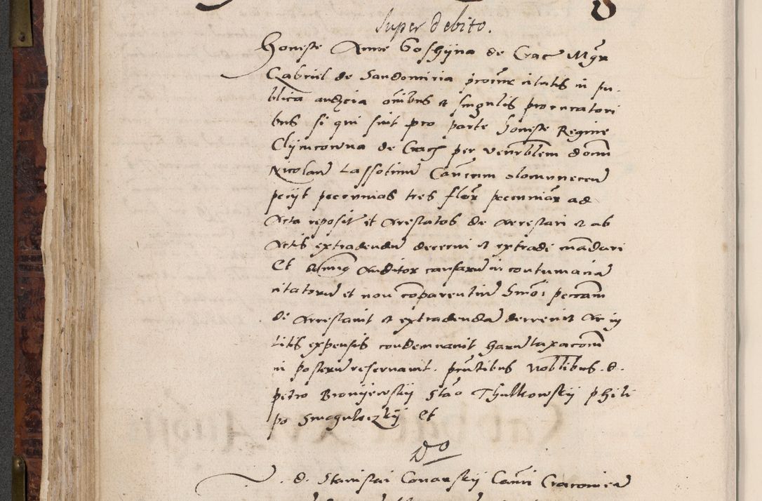 Zdjęcie nr 234 dla obiektu archiwalnego: Acta actorum causar[um sen]tenciarum tam diffinitivarum quam interlocutoriarum et obligacionum coram reverendo domino Benedicto Isdbienski cancellario Gnesnensi, cantore et vicario in spiritualibus generali Craccoviensi ad annum Domini millesimum quingentesimum quadragesimum quartum, cuius indicio est secunda, pontificatus sanctiss[imi] in Christo patris et [domi]ni nostri domini Pauli divina providencia pape tercii feliciter moderni, anno coronancionis eiusdem decimo, continuantur