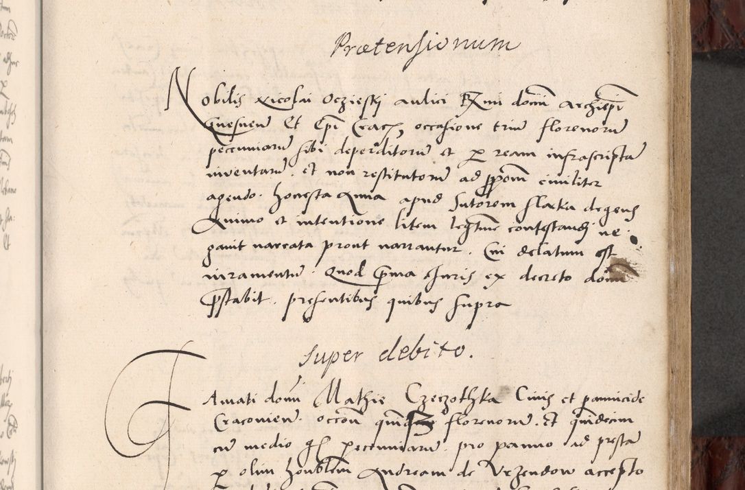 Zdjęcie nr 239 dla obiektu archiwalnego: Acta actorum causar[um sen]tenciarum tam diffinitivarum quam interlocutoriarum et obligacionum coram reverendo domino Benedicto Isdbienski cancellario Gnesnensi, cantore et vicario in spiritualibus generali Craccoviensi ad annum Domini millesimum quingentesimum quadragesimum quartum, cuius indicio est secunda, pontificatus sanctiss[imi] in Christo patris et [domi]ni nostri domini Pauli divina providencia pape tercii feliciter moderni, anno coronancionis eiusdem decimo, continuantur