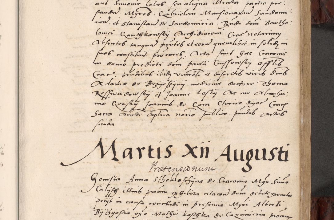 Zdjęcie nr 231 dla obiektu archiwalnego: Acta actorum causar[um sen]tenciarum tam diffinitivarum quam interlocutoriarum et obligacionum coram reverendo domino Benedicto Isdbienski cancellario Gnesnensi, cantore et vicario in spiritualibus generali Craccoviensi ad annum Domini millesimum quingentesimum quadragesimum quartum, cuius indicio est secunda, pontificatus sanctiss[imi] in Christo patris et [domi]ni nostri domini Pauli divina providencia pape tercii feliciter moderni, anno coronancionis eiusdem decimo, continuantur