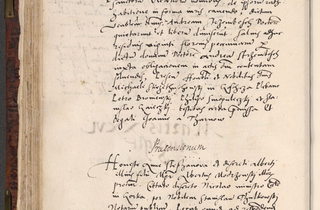 Zdjęcie nr 238 dla obiektu archiwalnego: Acta actorum causar[um sen]tenciarum tam diffinitivarum quam interlocutoriarum et obligacionum coram reverendo domino Benedicto Isdbienski cancellario Gnesnensi, cantore et vicario in spiritualibus generali Craccoviensi ad annum Domini millesimum quingentesimum quadragesimum quartum, cuius indicio est secunda, pontificatus sanctiss[imi] in Christo patris et [domi]ni nostri domini Pauli divina providencia pape tercii feliciter moderni, anno coronancionis eiusdem decimo, continuantur