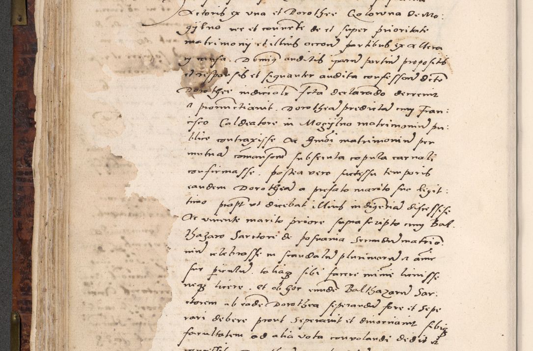 Zdjęcie nr 224 dla obiektu archiwalnego: Acta actorum causar[um sen]tenciarum tam diffinitivarum quam interlocutoriarum et obligacionum coram reverendo domino Benedicto Isdbienski cancellario Gnesnensi, cantore et vicario in spiritualibus generali Craccoviensi ad annum Domini millesimum quingentesimum quadragesimum quartum, cuius indicio est secunda, pontificatus sanctiss[imi] in Christo patris et [domi]ni nostri domini Pauli divina providencia pape tercii feliciter moderni, anno coronancionis eiusdem decimo, continuantur