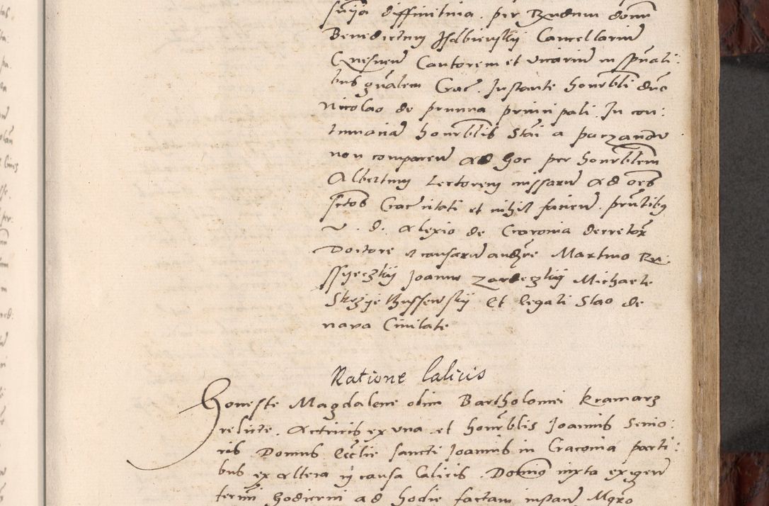 Zdjęcie nr 219 dla obiektu archiwalnego: Acta actorum causar[um sen]tenciarum tam diffinitivarum quam interlocutoriarum et obligacionum coram reverendo domino Benedicto Isdbienski cancellario Gnesnensi, cantore et vicario in spiritualibus generali Craccoviensi ad annum Domini millesimum quingentesimum quadragesimum quartum, cuius indicio est secunda, pontificatus sanctiss[imi] in Christo patris et [domi]ni nostri domini Pauli divina providencia pape tercii feliciter moderni, anno coronancionis eiusdem decimo, continuantur