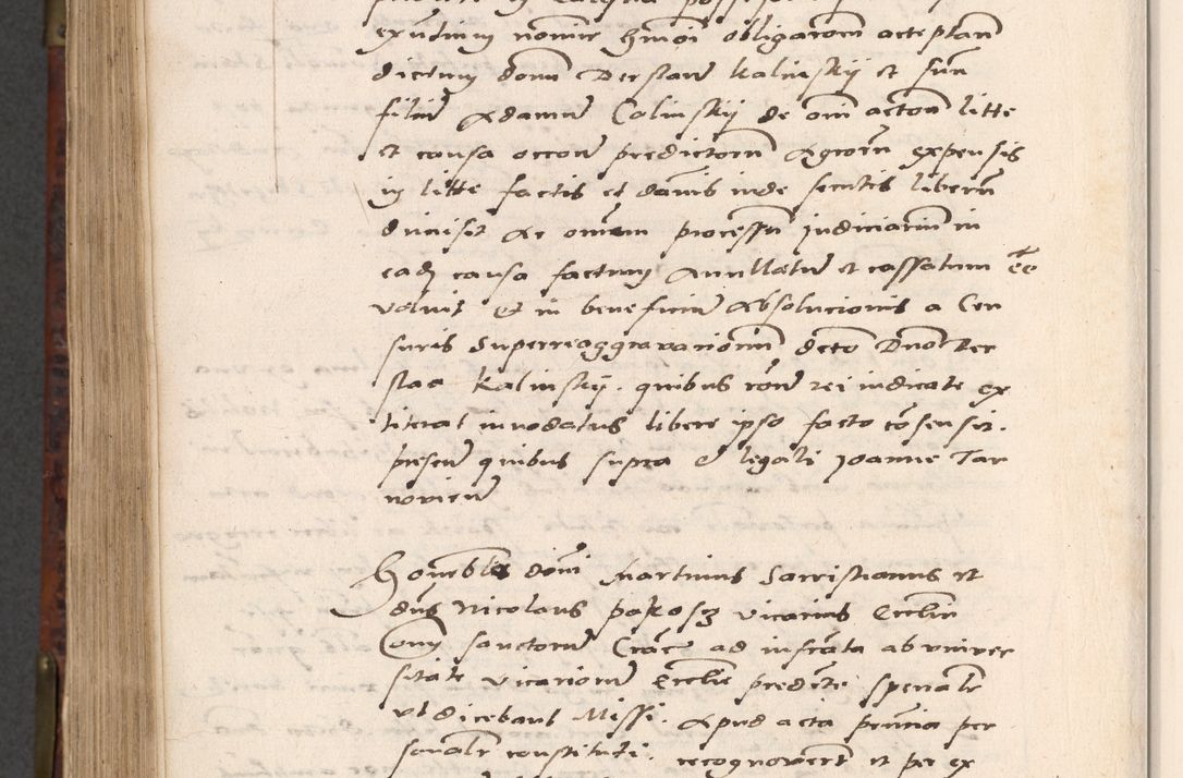 Zdjęcie nr 804 dla obiektu archiwalnego: Acta actorum causar[um sen]tenciarum tam diffinitivarum quam interlocutoriarum et obligacionum coram reverendo domino Benedicto Isdbienski cancellario Gnesnensi, cantore et vicario in spiritualibus generali Craccoviensi ad annum Domini millesimum quingentesimum quadragesimum quartum, cuius indicio est secunda, pontificatus sanctiss[imi] in Christo patris et [domi]ni nostri domini Pauli divina providencia pape tercii feliciter moderni, anno coronancionis eiusdem decimo, continuantur
