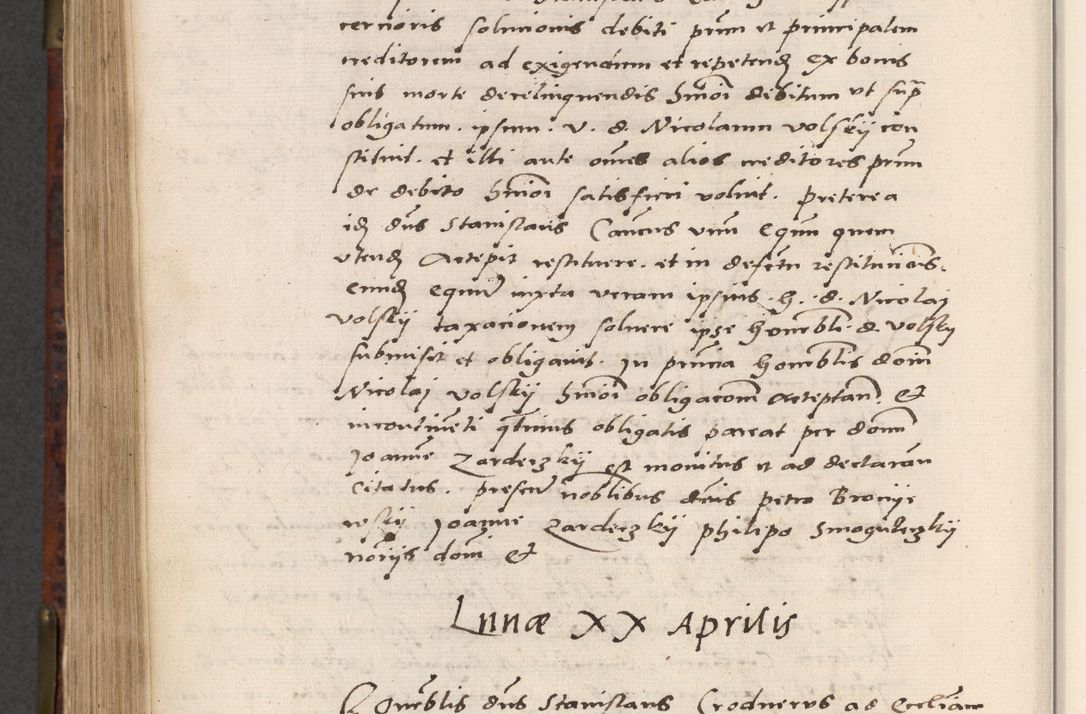 Zdjęcie nr 796 dla obiektu archiwalnego: Acta actorum causar[um sen]tenciarum tam diffinitivarum quam interlocutoriarum et obligacionum coram reverendo domino Benedicto Isdbienski cancellario Gnesnensi, cantore et vicario in spiritualibus generali Craccoviensi ad annum Domini millesimum quingentesimum quadragesimum quartum, cuius indicio est secunda, pontificatus sanctiss[imi] in Christo patris et [domi]ni nostri domini Pauli divina providencia pape tercii feliciter moderni, anno coronancionis eiusdem decimo, continuantur