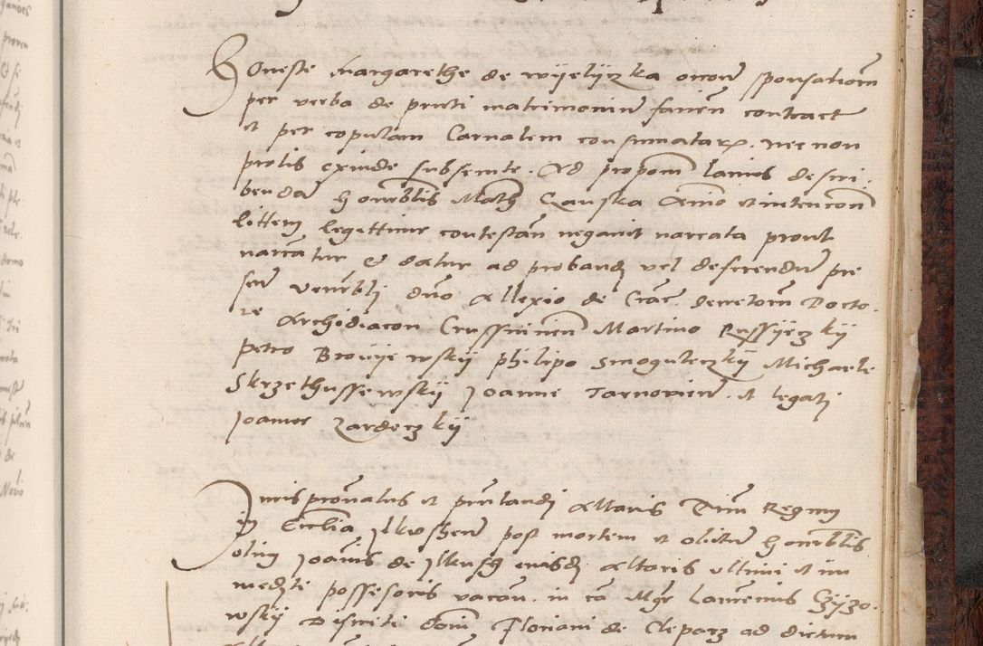 Zdjęcie nr 787 dla obiektu archiwalnego: Acta actorum causar[um sen]tenciarum tam diffinitivarum quam interlocutoriarum et obligacionum coram reverendo domino Benedicto Isdbienski cancellario Gnesnensi, cantore et vicario in spiritualibus generali Craccoviensi ad annum Domini millesimum quingentesimum quadragesimum quartum, cuius indicio est secunda, pontificatus sanctiss[imi] in Christo patris et [domi]ni nostri domini Pauli divina providencia pape tercii feliciter moderni, anno coronancionis eiusdem decimo, continuantur