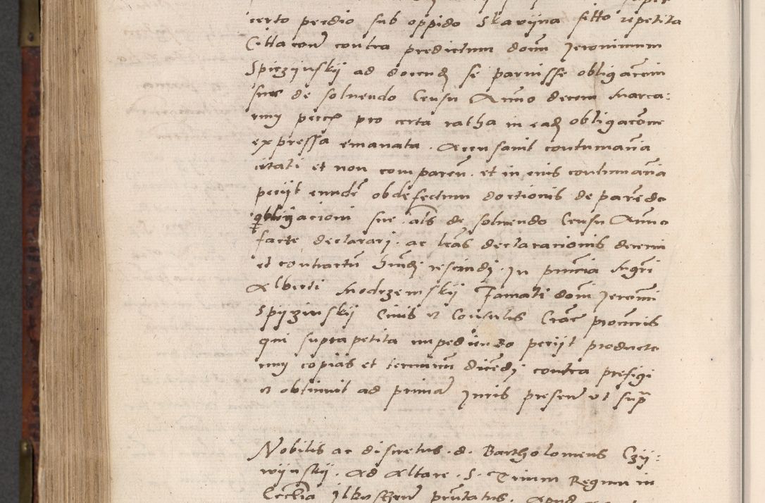 Zdjęcie nr 778 dla obiektu archiwalnego: Acta actorum causar[um sen]tenciarum tam diffinitivarum quam interlocutoriarum et obligacionum coram reverendo domino Benedicto Isdbienski cancellario Gnesnensi, cantore et vicario in spiritualibus generali Craccoviensi ad annum Domini millesimum quingentesimum quadragesimum quartum, cuius indicio est secunda, pontificatus sanctiss[imi] in Christo patris et [domi]ni nostri domini Pauli divina providencia pape tercii feliciter moderni, anno coronancionis eiusdem decimo, continuantur