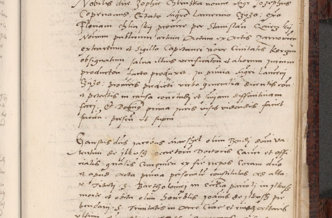 Zdjęcie nr 775 dla obiektu archiwalnego: Acta actorum causar[um sen]tenciarum tam diffinitivarum quam interlocutoriarum et obligacionum coram reverendo domino Benedicto Isdbienski cancellario Gnesnensi, cantore et vicario in spiritualibus generali Craccoviensi ad annum Domini millesimum quingentesimum quadragesimum quartum, cuius indicio est secunda, pontificatus sanctiss[imi] in Christo patris et [domi]ni nostri domini Pauli divina providencia pape tercii feliciter moderni, anno coronancionis eiusdem decimo, continuantur