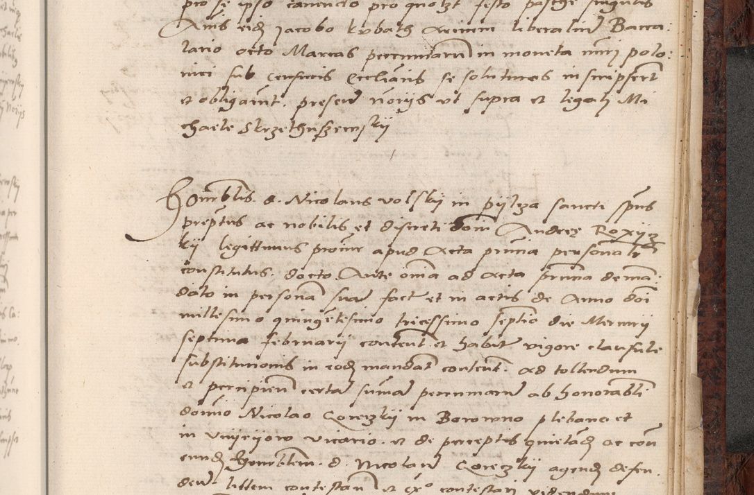 Zdjęcie nr 771 dla obiektu archiwalnego: Acta actorum causar[um sen]tenciarum tam diffinitivarum quam interlocutoriarum et obligacionum coram reverendo domino Benedicto Isdbienski cancellario Gnesnensi, cantore et vicario in spiritualibus generali Craccoviensi ad annum Domini millesimum quingentesimum quadragesimum quartum, cuius indicio est secunda, pontificatus sanctiss[imi] in Christo patris et [domi]ni nostri domini Pauli divina providencia pape tercii feliciter moderni, anno coronancionis eiusdem decimo, continuantur
