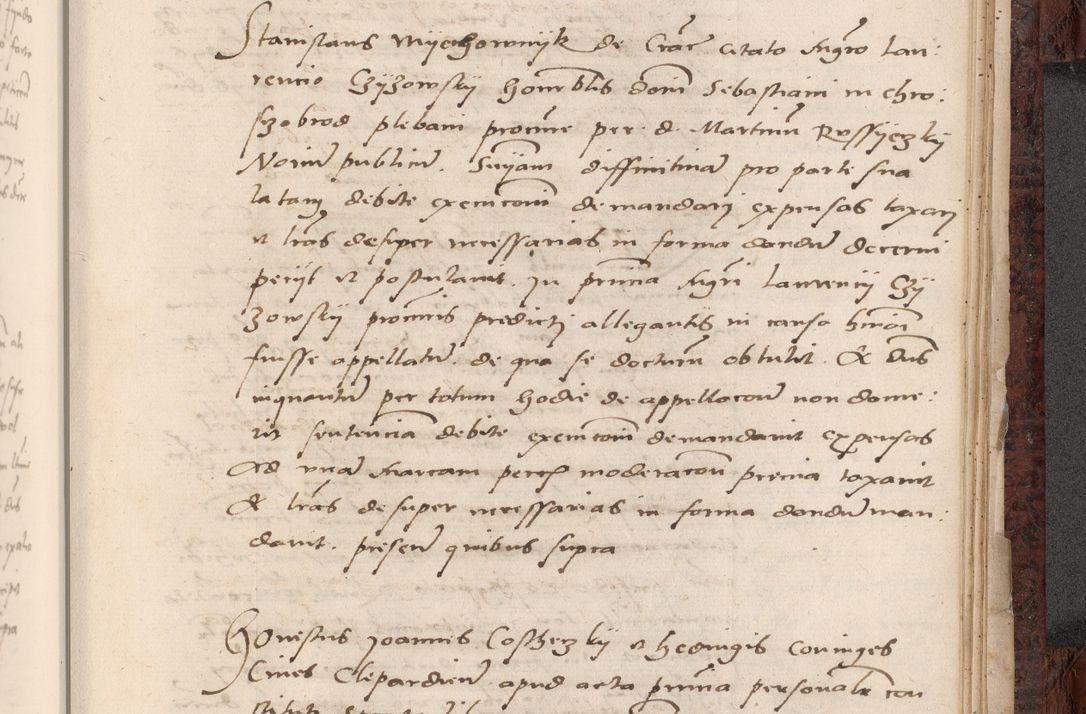 Zdjęcie nr 765 dla obiektu archiwalnego: Acta actorum causar[um sen]tenciarum tam diffinitivarum quam interlocutoriarum et obligacionum coram reverendo domino Benedicto Isdbienski cancellario Gnesnensi, cantore et vicario in spiritualibus generali Craccoviensi ad annum Domini millesimum quingentesimum quadragesimum quartum, cuius indicio est secunda, pontificatus sanctiss[imi] in Christo patris et [domi]ni nostri domini Pauli divina providencia pape tercii feliciter moderni, anno coronancionis eiusdem decimo, continuantur