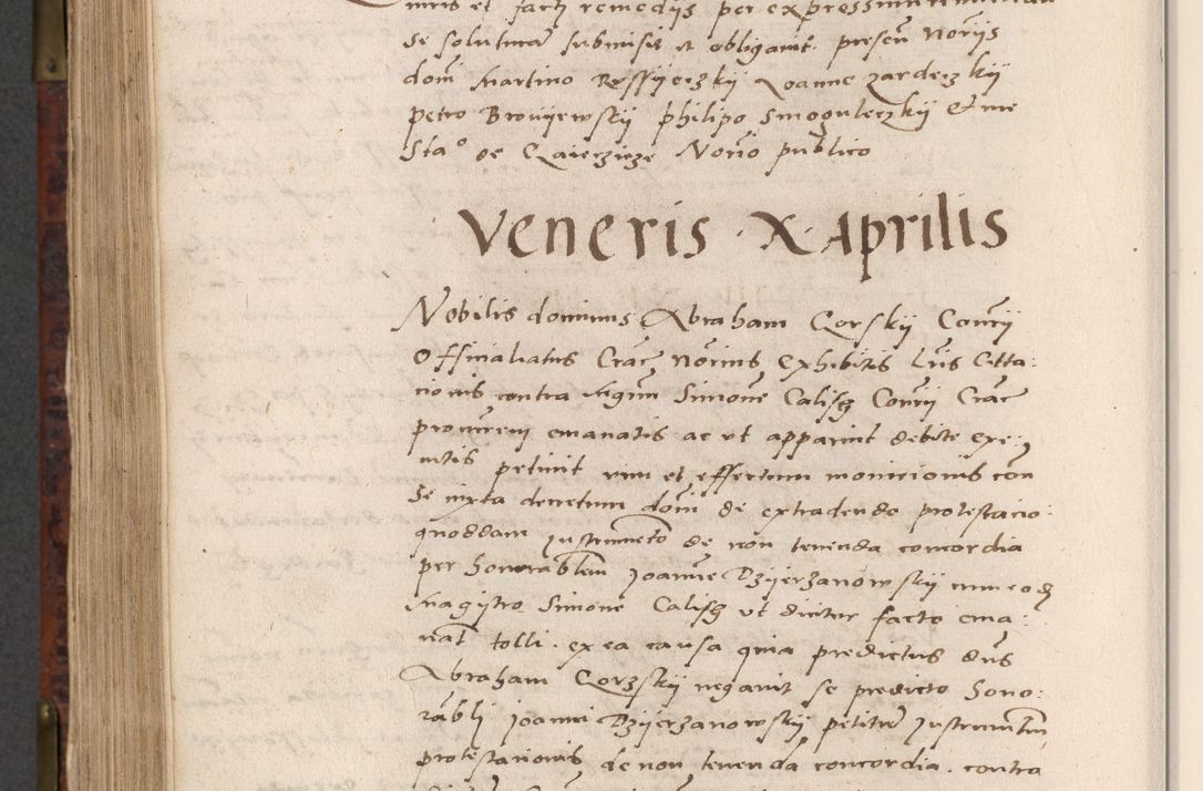 Zdjęcie nr 760 dla obiektu archiwalnego: Acta actorum causar[um sen]tenciarum tam diffinitivarum quam interlocutoriarum et obligacionum coram reverendo domino Benedicto Isdbienski cancellario Gnesnensi, cantore et vicario in spiritualibus generali Craccoviensi ad annum Domini millesimum quingentesimum quadragesimum quartum, cuius indicio est secunda, pontificatus sanctiss[imi] in Christo patris et [domi]ni nostri domini Pauli divina providencia pape tercii feliciter moderni, anno coronancionis eiusdem decimo, continuantur