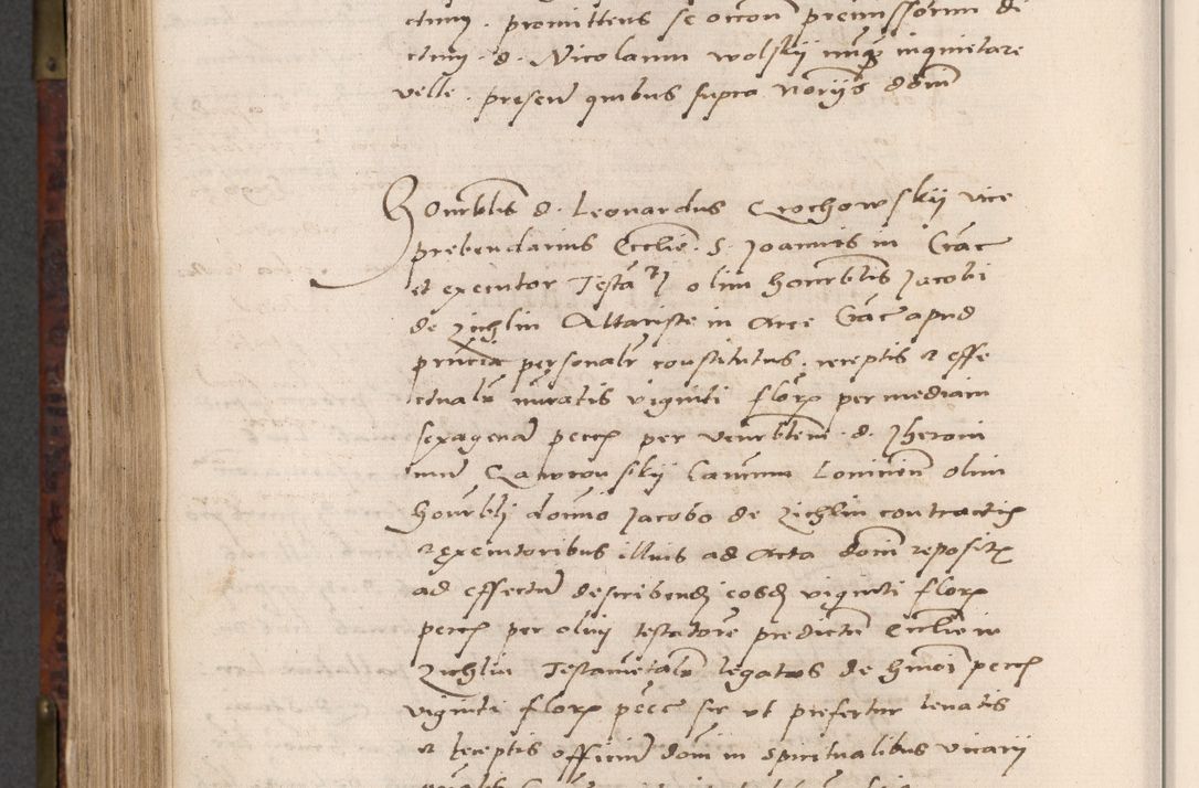 Zdjęcie nr 762 dla obiektu archiwalnego: Acta actorum causar[um sen]tenciarum tam diffinitivarum quam interlocutoriarum et obligacionum coram reverendo domino Benedicto Isdbienski cancellario Gnesnensi, cantore et vicario in spiritualibus generali Craccoviensi ad annum Domini millesimum quingentesimum quadragesimum quartum, cuius indicio est secunda, pontificatus sanctiss[imi] in Christo patris et [domi]ni nostri domini Pauli divina providencia pape tercii feliciter moderni, anno coronancionis eiusdem decimo, continuantur