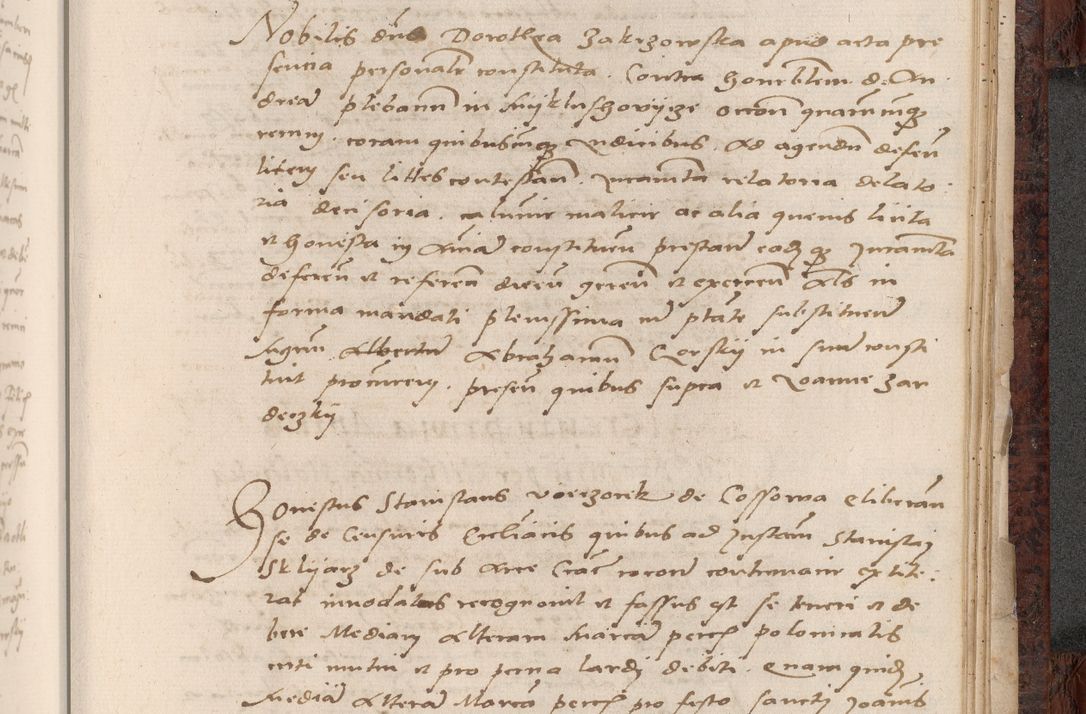 Zdjęcie nr 755 dla obiektu archiwalnego: Acta actorum causar[um sen]tenciarum tam diffinitivarum quam interlocutoriarum et obligacionum coram reverendo domino Benedicto Isdbienski cancellario Gnesnensi, cantore et vicario in spiritualibus generali Craccoviensi ad annum Domini millesimum quingentesimum quadragesimum quartum, cuius indicio est secunda, pontificatus sanctiss[imi] in Christo patris et [domi]ni nostri domini Pauli divina providencia pape tercii feliciter moderni, anno coronancionis eiusdem decimo, continuantur