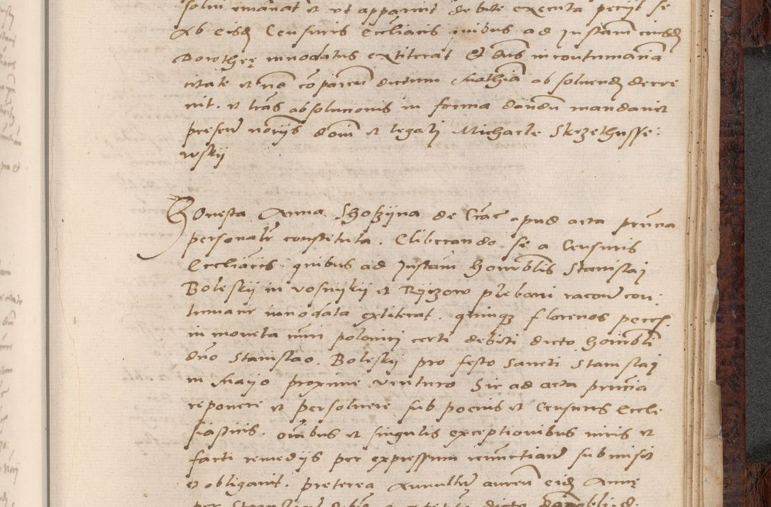 Zdjęcie nr 753 dla obiektu archiwalnego: Acta actorum causar[um sen]tenciarum tam diffinitivarum quam interlocutoriarum et obligacionum coram reverendo domino Benedicto Isdbienski cancellario Gnesnensi, cantore et vicario in spiritualibus generali Craccoviensi ad annum Domini millesimum quingentesimum quadragesimum quartum, cuius indicio est secunda, pontificatus sanctiss[imi] in Christo patris et [domi]ni nostri domini Pauli divina providencia pape tercii feliciter moderni, anno coronancionis eiusdem decimo, continuantur