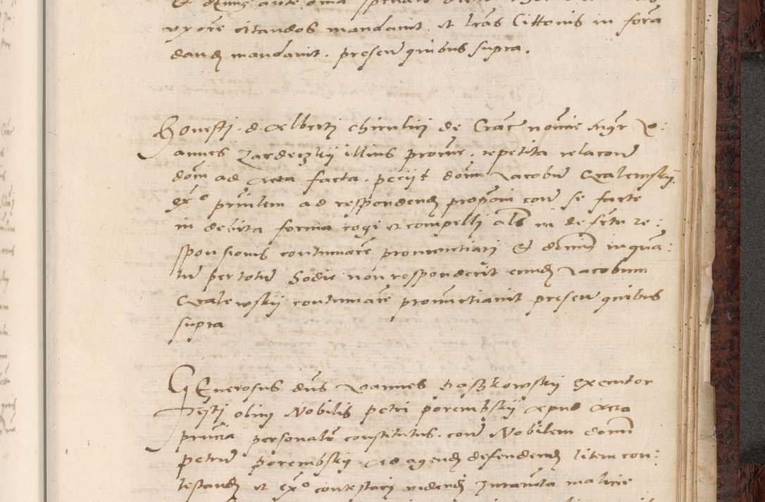 Zdjęcie nr 743 dla obiektu archiwalnego: Acta actorum causar[um sen]tenciarum tam diffinitivarum quam interlocutoriarum et obligacionum coram reverendo domino Benedicto Isdbienski cancellario Gnesnensi, cantore et vicario in spiritualibus generali Craccoviensi ad annum Domini millesimum quingentesimum quadragesimum quartum, cuius indicio est secunda, pontificatus sanctiss[imi] in Christo patris et [domi]ni nostri domini Pauli divina providencia pape tercii feliciter moderni, anno coronancionis eiusdem decimo, continuantur