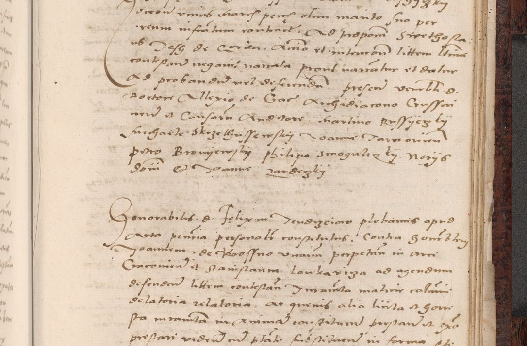 Zdjęcie nr 737 dla obiektu archiwalnego: Acta actorum causar[um sen]tenciarum tam diffinitivarum quam interlocutoriarum et obligacionum coram reverendo domino Benedicto Isdbienski cancellario Gnesnensi, cantore et vicario in spiritualibus generali Craccoviensi ad annum Domini millesimum quingentesimum quadragesimum quartum, cuius indicio est secunda, pontificatus sanctiss[imi] in Christo patris et [domi]ni nostri domini Pauli divina providencia pape tercii feliciter moderni, anno coronancionis eiusdem decimo, continuantur