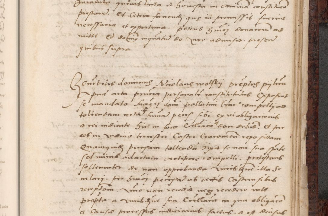 Zdjęcie nr 733 dla obiektu archiwalnego: Acta actorum causar[um sen]tenciarum tam diffinitivarum quam interlocutoriarum et obligacionum coram reverendo domino Benedicto Isdbienski cancellario Gnesnensi, cantore et vicario in spiritualibus generali Craccoviensi ad annum Domini millesimum quingentesimum quadragesimum quartum, cuius indicio est secunda, pontificatus sanctiss[imi] in Christo patris et [domi]ni nostri domini Pauli divina providencia pape tercii feliciter moderni, anno coronancionis eiusdem decimo, continuantur