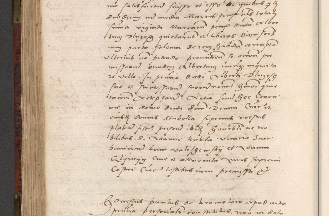 Zdjęcie nr 732 dla obiektu archiwalnego: Acta actorum causar[um sen]tenciarum tam diffinitivarum quam interlocutoriarum et obligacionum coram reverendo domino Benedicto Isdbienski cancellario Gnesnensi, cantore et vicario in spiritualibus generali Craccoviensi ad annum Domini millesimum quingentesimum quadragesimum quartum, cuius indicio est secunda, pontificatus sanctiss[imi] in Christo patris et [domi]ni nostri domini Pauli divina providencia pape tercii feliciter moderni, anno coronancionis eiusdem decimo, continuantur