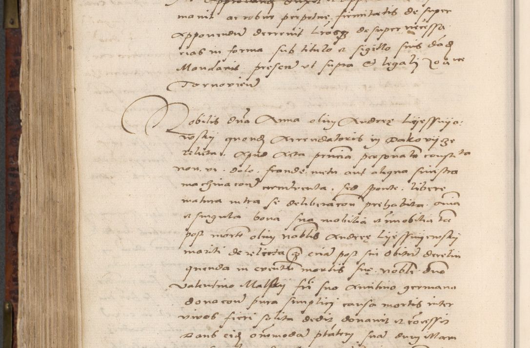 Zdjęcie nr 730 dla obiektu archiwalnego: Acta actorum causar[um sen]tenciarum tam diffinitivarum quam interlocutoriarum et obligacionum coram reverendo domino Benedicto Isdbienski cancellario Gnesnensi, cantore et vicario in spiritualibus generali Craccoviensi ad annum Domini millesimum quingentesimum quadragesimum quartum, cuius indicio est secunda, pontificatus sanctiss[imi] in Christo patris et [domi]ni nostri domini Pauli divina providencia pape tercii feliciter moderni, anno coronancionis eiusdem decimo, continuantur