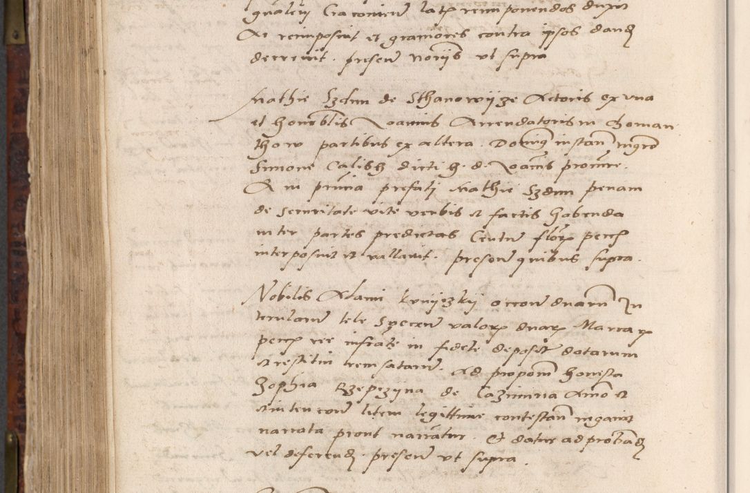 Zdjęcie nr 728 dla obiektu archiwalnego: Acta actorum causar[um sen]tenciarum tam diffinitivarum quam interlocutoriarum et obligacionum coram reverendo domino Benedicto Isdbienski cancellario Gnesnensi, cantore et vicario in spiritualibus generali Craccoviensi ad annum Domini millesimum quingentesimum quadragesimum quartum, cuius indicio est secunda, pontificatus sanctiss[imi] in Christo patris et [domi]ni nostri domini Pauli divina providencia pape tercii feliciter moderni, anno coronancionis eiusdem decimo, continuantur