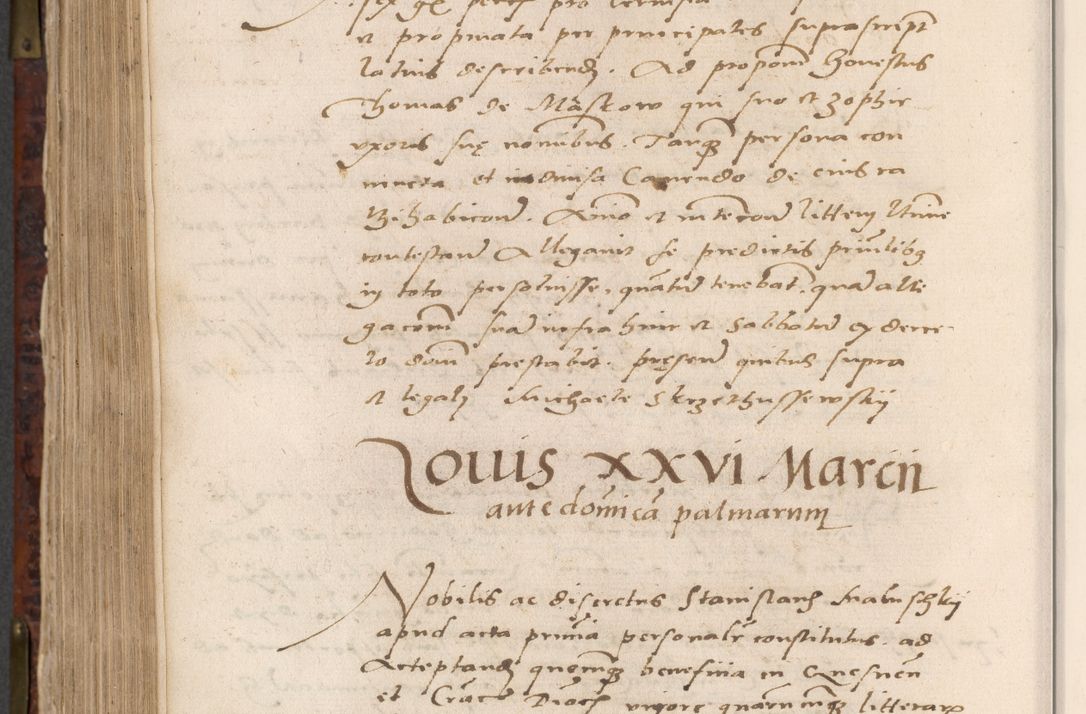Zdjęcie nr 724 dla obiektu archiwalnego: Acta actorum causar[um sen]tenciarum tam diffinitivarum quam interlocutoriarum et obligacionum coram reverendo domino Benedicto Isdbienski cancellario Gnesnensi, cantore et vicario in spiritualibus generali Craccoviensi ad annum Domini millesimum quingentesimum quadragesimum quartum, cuius indicio est secunda, pontificatus sanctiss[imi] in Christo patris et [domi]ni nostri domini Pauli divina providencia pape tercii feliciter moderni, anno coronancionis eiusdem decimo, continuantur