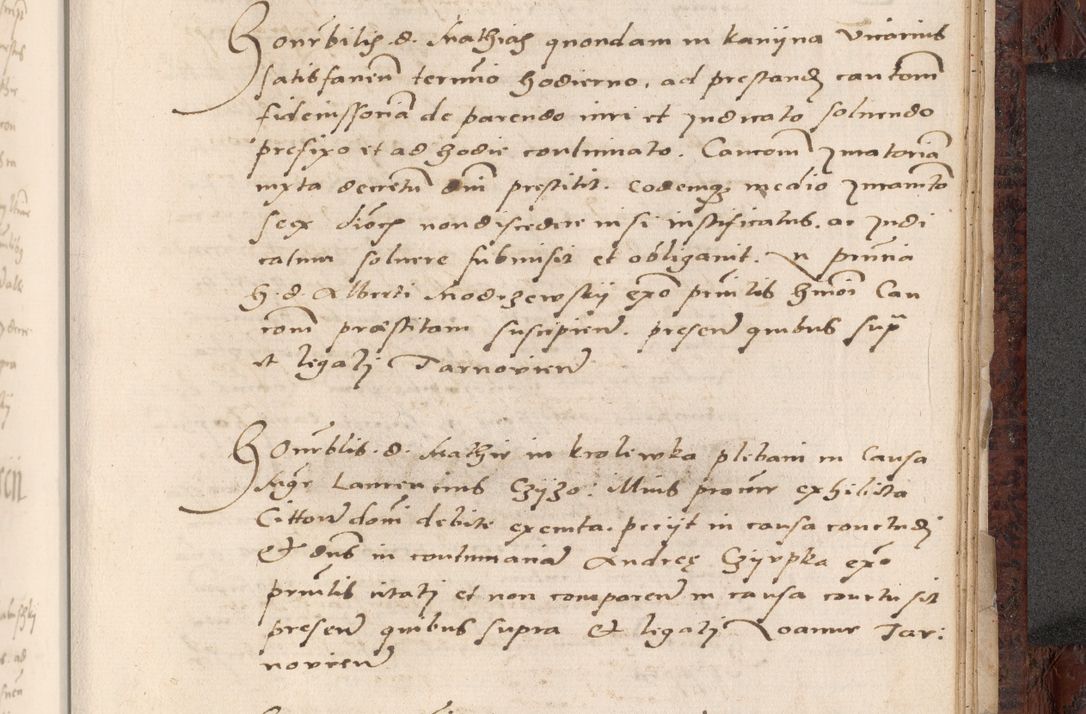 Zdjęcie nr 725 dla obiektu archiwalnego: Acta actorum causar[um sen]tenciarum tam diffinitivarum quam interlocutoriarum et obligacionum coram reverendo domino Benedicto Isdbienski cancellario Gnesnensi, cantore et vicario in spiritualibus generali Craccoviensi ad annum Domini millesimum quingentesimum quadragesimum quartum, cuius indicio est secunda, pontificatus sanctiss[imi] in Christo patris et [domi]ni nostri domini Pauli divina providencia pape tercii feliciter moderni, anno coronancionis eiusdem decimo, continuantur