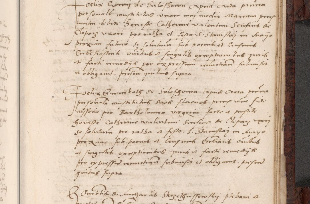 Zdjęcie nr 715 dla obiektu archiwalnego: Acta actorum causar[um sen]tenciarum tam diffinitivarum quam interlocutoriarum et obligacionum coram reverendo domino Benedicto Isdbienski cancellario Gnesnensi, cantore et vicario in spiritualibus generali Craccoviensi ad annum Domini millesimum quingentesimum quadragesimum quartum, cuius indicio est secunda, pontificatus sanctiss[imi] in Christo patris et [domi]ni nostri domini Pauli divina providencia pape tercii feliciter moderni, anno coronancionis eiusdem decimo, continuantur