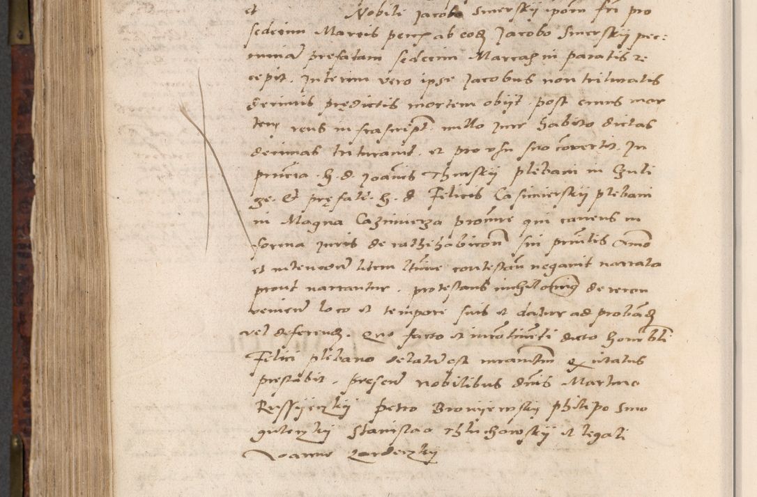 Zdjęcie nr 712 dla obiektu archiwalnego: Acta actorum causar[um sen]tenciarum tam diffinitivarum quam interlocutoriarum et obligacionum coram reverendo domino Benedicto Isdbienski cancellario Gnesnensi, cantore et vicario in spiritualibus generali Craccoviensi ad annum Domini millesimum quingentesimum quadragesimum quartum, cuius indicio est secunda, pontificatus sanctiss[imi] in Christo patris et [domi]ni nostri domini Pauli divina providencia pape tercii feliciter moderni, anno coronancionis eiusdem decimo, continuantur