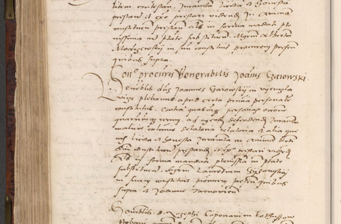 Zdjęcie nr 710 dla obiektu archiwalnego: Acta actorum causar[um sen]tenciarum tam diffinitivarum quam interlocutoriarum et obligacionum coram reverendo domino Benedicto Isdbienski cancellario Gnesnensi, cantore et vicario in spiritualibus generali Craccoviensi ad annum Domini millesimum quingentesimum quadragesimum quartum, cuius indicio est secunda, pontificatus sanctiss[imi] in Christo patris et [domi]ni nostri domini Pauli divina providencia pape tercii feliciter moderni, anno coronancionis eiusdem decimo, continuantur
