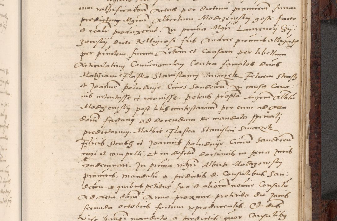Zdjęcie nr 709 dla obiektu archiwalnego: Acta actorum causar[um sen]tenciarum tam diffinitivarum quam interlocutoriarum et obligacionum coram reverendo domino Benedicto Isdbienski cancellario Gnesnensi, cantore et vicario in spiritualibus generali Craccoviensi ad annum Domini millesimum quingentesimum quadragesimum quartum, cuius indicio est secunda, pontificatus sanctiss[imi] in Christo patris et [domi]ni nostri domini Pauli divina providencia pape tercii feliciter moderni, anno coronancionis eiusdem decimo, continuantur