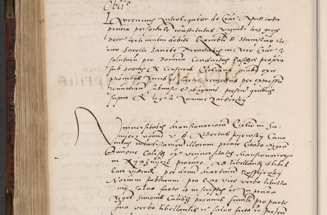Zdjęcie nr 706 dla obiektu archiwalnego: Acta actorum causar[um sen]tenciarum tam diffinitivarum quam interlocutoriarum et obligacionum coram reverendo domino Benedicto Isdbienski cancellario Gnesnensi, cantore et vicario in spiritualibus generali Craccoviensi ad annum Domini millesimum quingentesimum quadragesimum quartum, cuius indicio est secunda, pontificatus sanctiss[imi] in Christo patris et [domi]ni nostri domini Pauli divina providencia pape tercii feliciter moderni, anno coronancionis eiusdem decimo, continuantur
