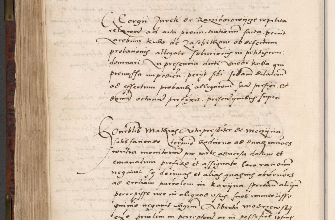 Zdjęcie nr 702 dla obiektu archiwalnego: Acta actorum causar[um sen]tenciarum tam diffinitivarum quam interlocutoriarum et obligacionum coram reverendo domino Benedicto Isdbienski cancellario Gnesnensi, cantore et vicario in spiritualibus generali Craccoviensi ad annum Domini millesimum quingentesimum quadragesimum quartum, cuius indicio est secunda, pontificatus sanctiss[imi] in Christo patris et [domi]ni nostri domini Pauli divina providencia pape tercii feliciter moderni, anno coronancionis eiusdem decimo, continuantur