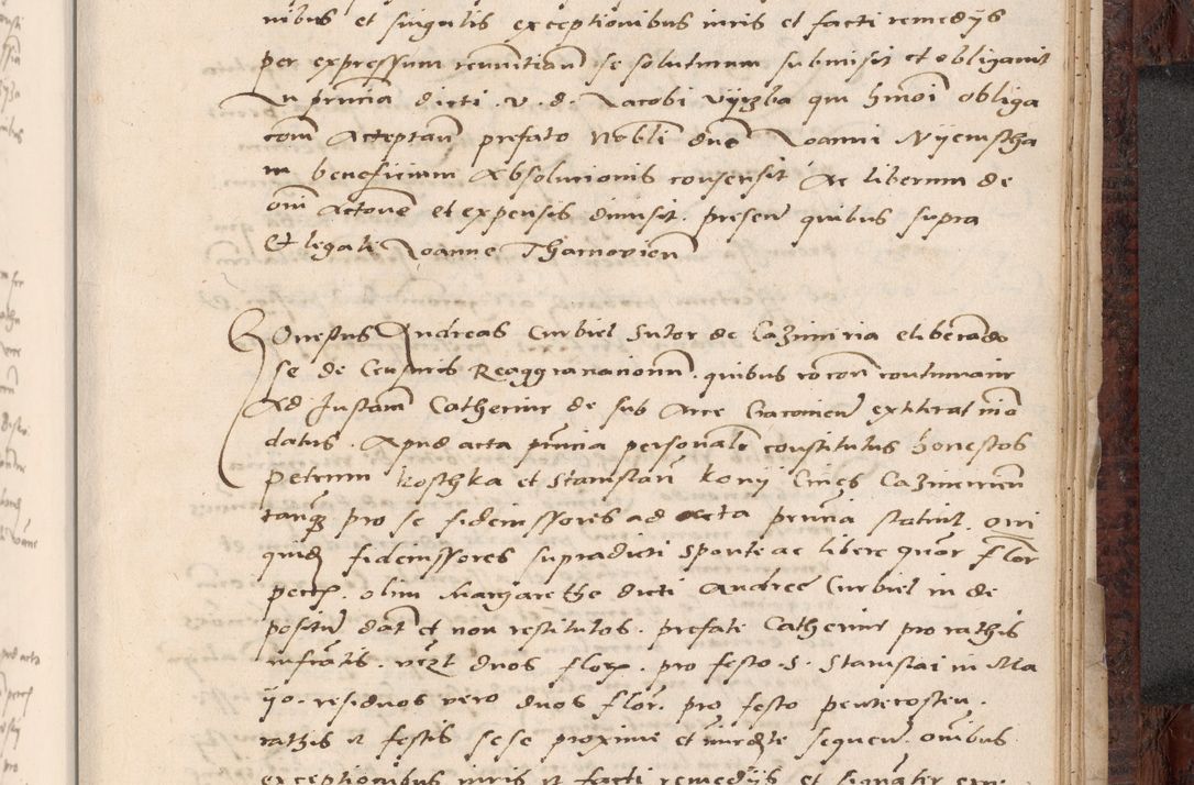 Zdjęcie nr 701 dla obiektu archiwalnego: Acta actorum causar[um sen]tenciarum tam diffinitivarum quam interlocutoriarum et obligacionum coram reverendo domino Benedicto Isdbienski cancellario Gnesnensi, cantore et vicario in spiritualibus generali Craccoviensi ad annum Domini millesimum quingentesimum quadragesimum quartum, cuius indicio est secunda, pontificatus sanctiss[imi] in Christo patris et [domi]ni nostri domini Pauli divina providencia pape tercii feliciter moderni, anno coronancionis eiusdem decimo, continuantur