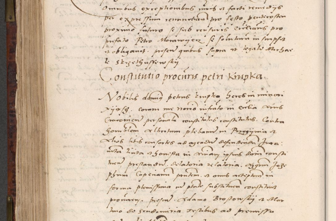 Zdjęcie nr 692 dla obiektu archiwalnego: Acta actorum causar[um sen]tenciarum tam diffinitivarum quam interlocutoriarum et obligacionum coram reverendo domino Benedicto Isdbienski cancellario Gnesnensi, cantore et vicario in spiritualibus generali Craccoviensi ad annum Domini millesimum quingentesimum quadragesimum quartum, cuius indicio est secunda, pontificatus sanctiss[imi] in Christo patris et [domi]ni nostri domini Pauli divina providencia pape tercii feliciter moderni, anno coronancionis eiusdem decimo, continuantur
