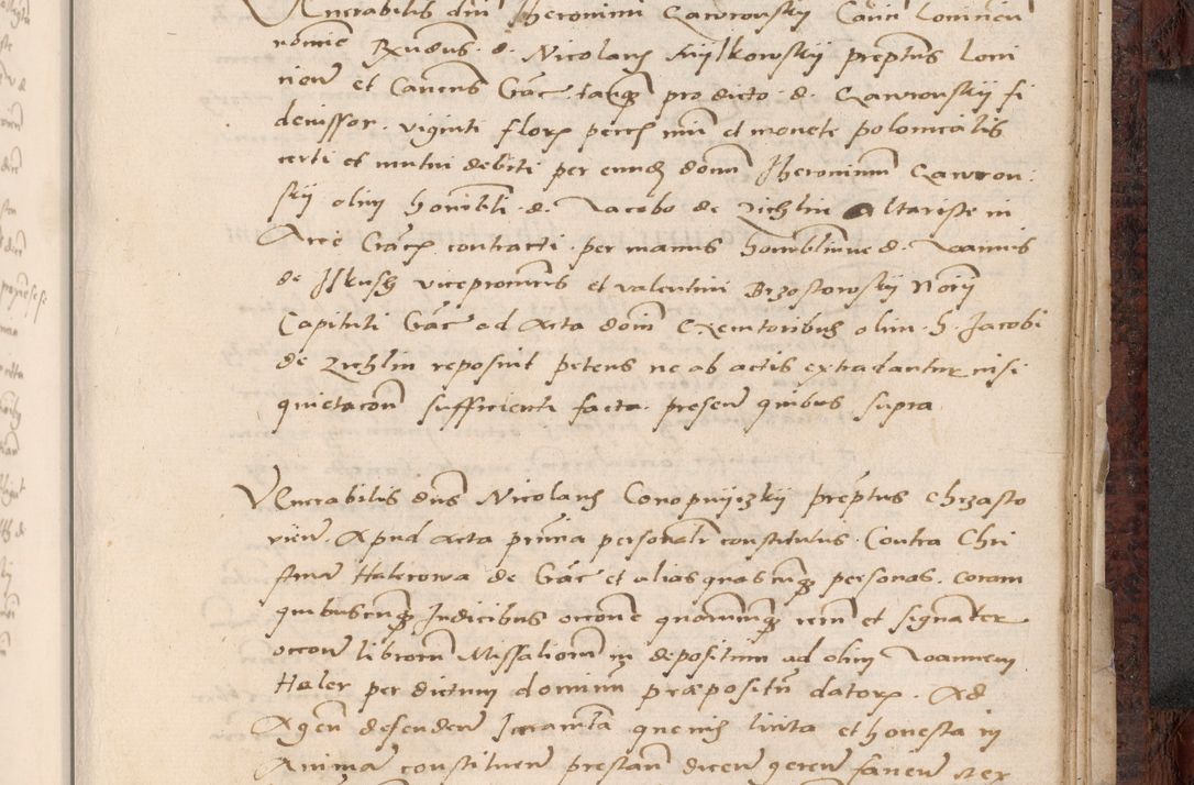 Zdjęcie nr 689 dla obiektu archiwalnego: Acta actorum causar[um sen]tenciarum tam diffinitivarum quam interlocutoriarum et obligacionum coram reverendo domino Benedicto Isdbienski cancellario Gnesnensi, cantore et vicario in spiritualibus generali Craccoviensi ad annum Domini millesimum quingentesimum quadragesimum quartum, cuius indicio est secunda, pontificatus sanctiss[imi] in Christo patris et [domi]ni nostri domini Pauli divina providencia pape tercii feliciter moderni, anno coronancionis eiusdem decimo, continuantur