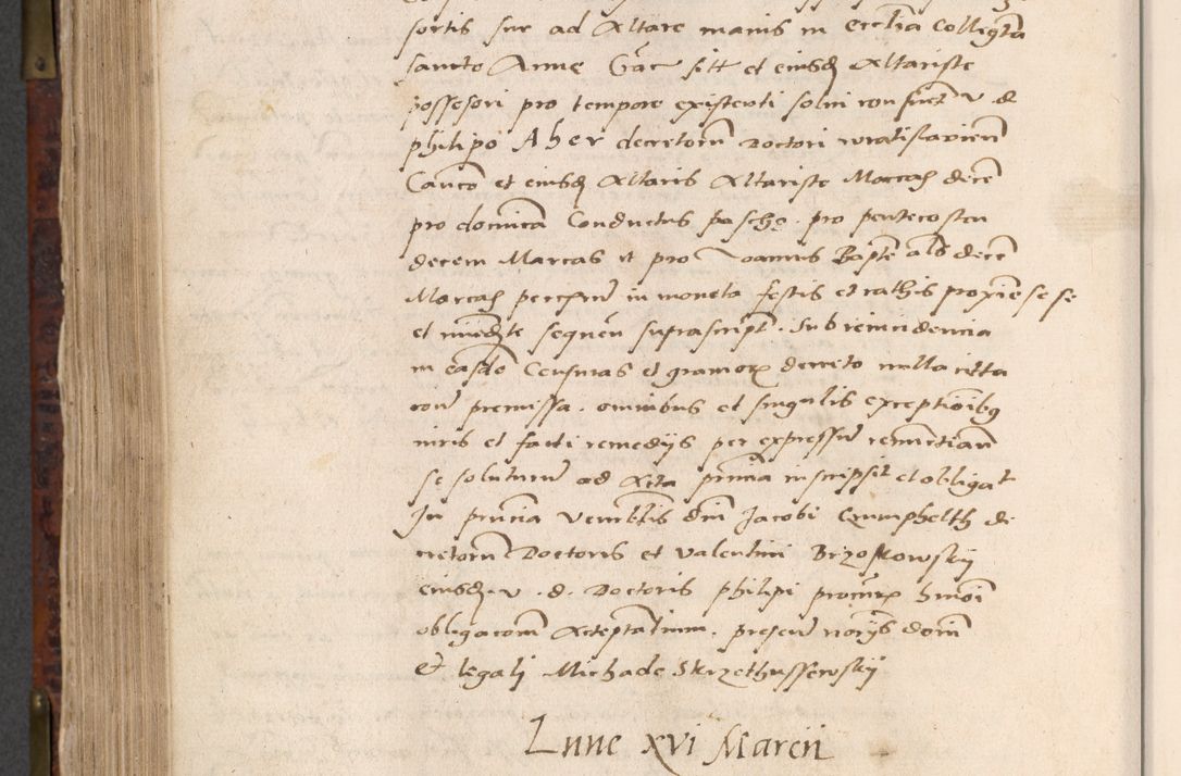 Zdjęcie nr 688 dla obiektu archiwalnego: Acta actorum causar[um sen]tenciarum tam diffinitivarum quam interlocutoriarum et obligacionum coram reverendo domino Benedicto Isdbienski cancellario Gnesnensi, cantore et vicario in spiritualibus generali Craccoviensi ad annum Domini millesimum quingentesimum quadragesimum quartum, cuius indicio est secunda, pontificatus sanctiss[imi] in Christo patris et [domi]ni nostri domini Pauli divina providencia pape tercii feliciter moderni, anno coronancionis eiusdem decimo, continuantur