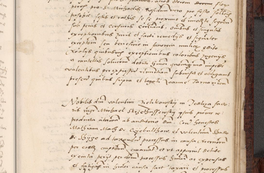 Zdjęcie nr 685 dla obiektu archiwalnego: Acta actorum causar[um sen]tenciarum tam diffinitivarum quam interlocutoriarum et obligacionum coram reverendo domino Benedicto Isdbienski cancellario Gnesnensi, cantore et vicario in spiritualibus generali Craccoviensi ad annum Domini millesimum quingentesimum quadragesimum quartum, cuius indicio est secunda, pontificatus sanctiss[imi] in Christo patris et [domi]ni nostri domini Pauli divina providencia pape tercii feliciter moderni, anno coronancionis eiusdem decimo, continuantur