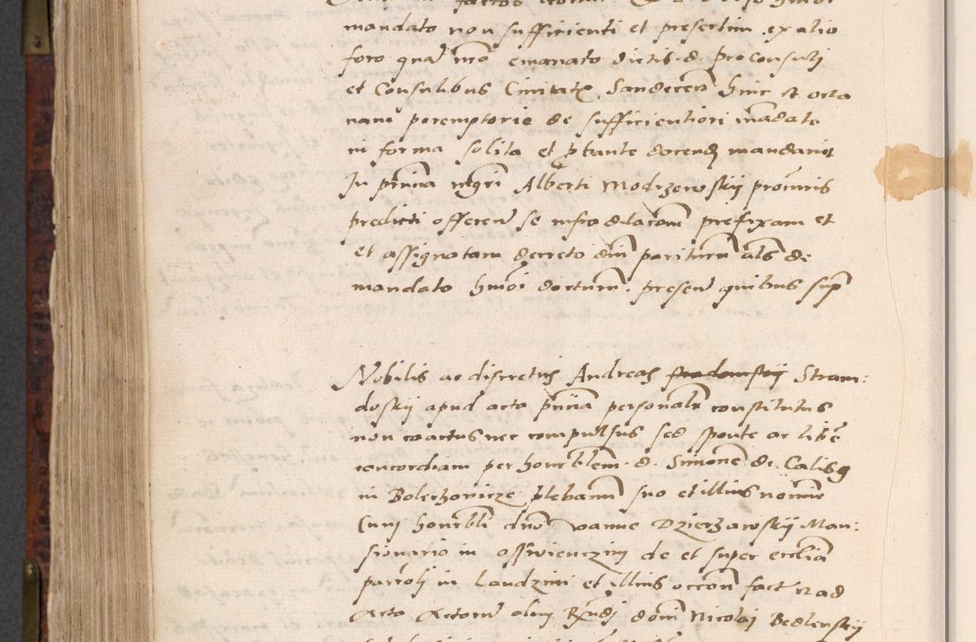 Zdjęcie nr 686 dla obiektu archiwalnego: Acta actorum causar[um sen]tenciarum tam diffinitivarum quam interlocutoriarum et obligacionum coram reverendo domino Benedicto Isdbienski cancellario Gnesnensi, cantore et vicario in spiritualibus generali Craccoviensi ad annum Domini millesimum quingentesimum quadragesimum quartum, cuius indicio est secunda, pontificatus sanctiss[imi] in Christo patris et [domi]ni nostri domini Pauli divina providencia pape tercii feliciter moderni, anno coronancionis eiusdem decimo, continuantur